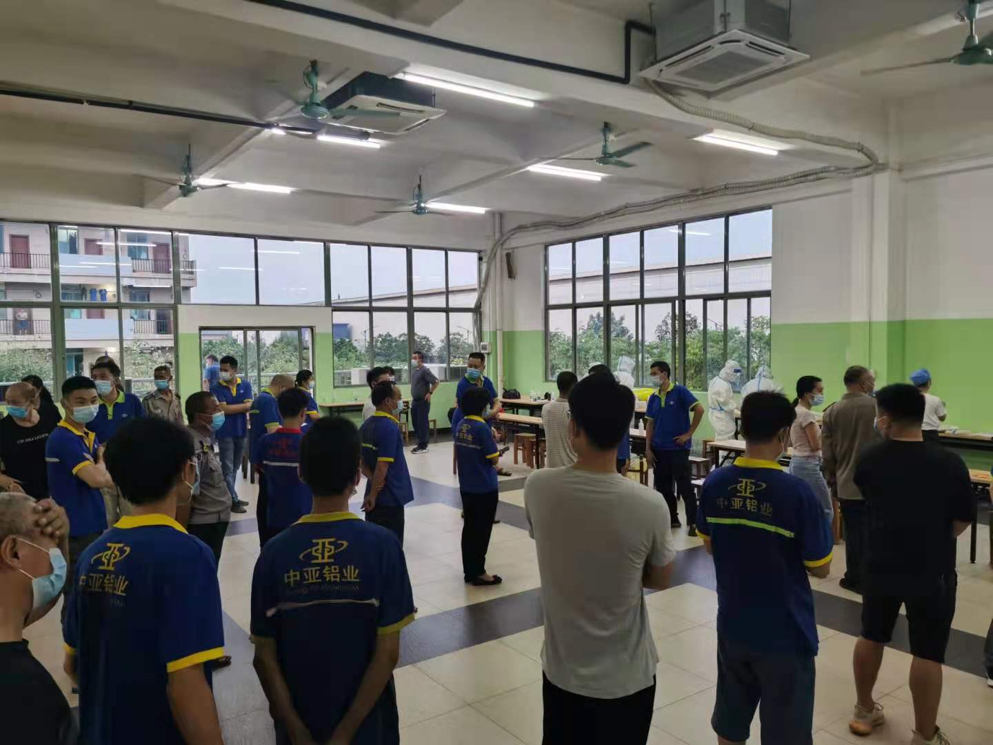 直击中亚铝业全员核酸检测现场！感谢每一位全力以赴的您！