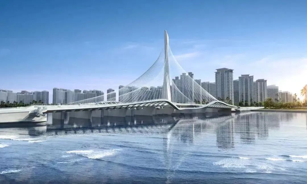 桥梁的“美学密码”丨俊美琪助力建设海南海花岛跨海2号桥